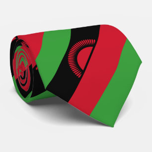 Malawi-Flagge Krawatte