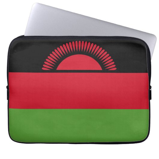 Malawi-Flagge Laptopschutzhülle (Vorderseite)