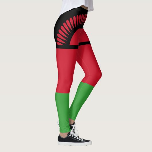 Malawi-Flagge Leggings (Rechts)