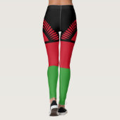 Malawi-Flagge Leggings (Rückseite)