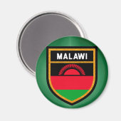Malawi-Flagge Magnet (Vorderseite/Rückseite)