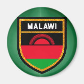 Malawi-Flagge Magnet (Vorne)