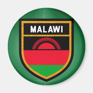 Malawi-Flagge Magnet