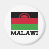 Malawi-Flagge Magnet (Vorne)