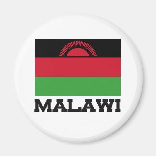 Malawi-Flagge Magnet (Vorne)