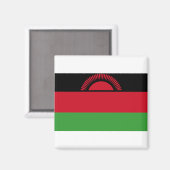 Malawi-Flagge Magnet (Vorderseite/Rückseite)