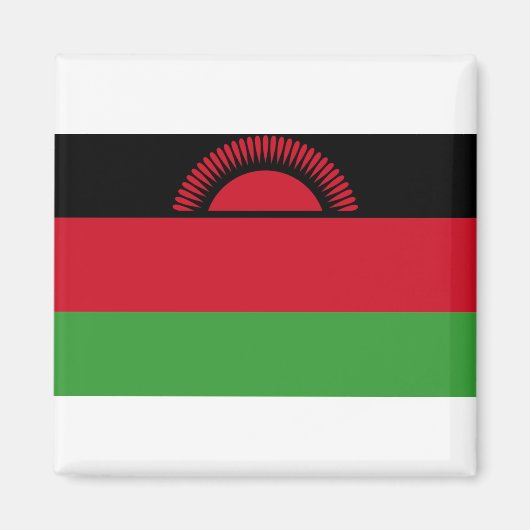 Malawi-Flagge Magnet (Vorne)
