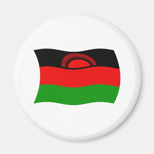 Malawi-Flagge-Magnet Magnet (Vorne)