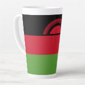 Malawi-Flagge Milchtasse (Linke Ecke)