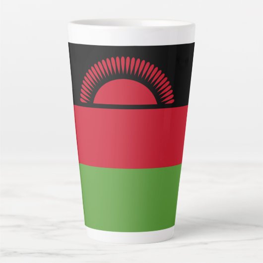 Malawi-Flagge Milchtasse (Vorderseite)