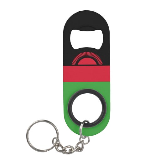 Malawi-Flagge Mini Flaschenöffner (Vorderseite)