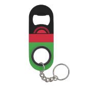Malawi-Flagge Mini Flaschenöffner (Rückseite)