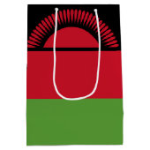 Malawi-Flagge Mittlere Geschenktüte (Rückseite)