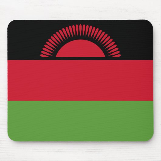 Malawi-Flagge Mousepad (Vorne)