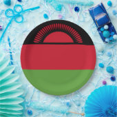 Malawi-Flagge Pappteller (Party)