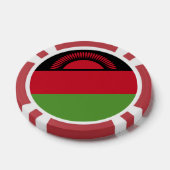 Malawi-Flagge Pokerchips (Einzeln)