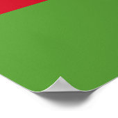 Malawi-Flagge Poster (Ecke)