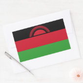 Malawi-Flagge Rechteckiger Aufkleber (Umschlag)