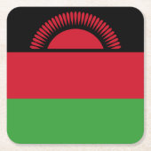 Malawi-Flagge Rechteckiger Pappuntersetzer (Vorderseite)
