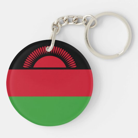 Malawi-Flagge Schlüsselanhänger (Rückseite)