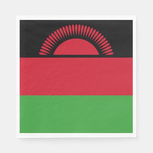 Malawi-Flagge Serviette (Vorderseite)