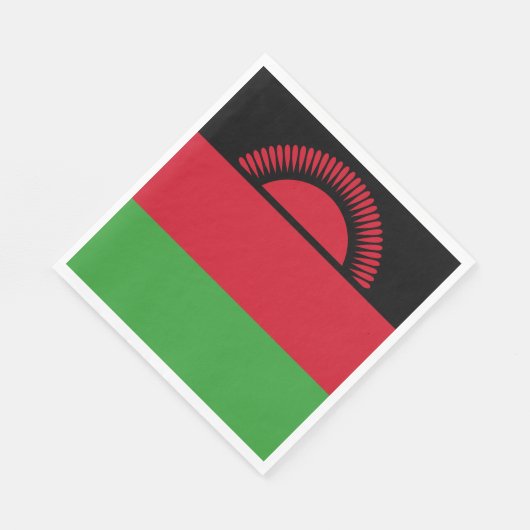 Malawi-Flagge Serviette (Ecke)