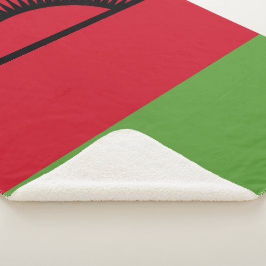 Malawi-Flagge Sherpadecke (3/4)