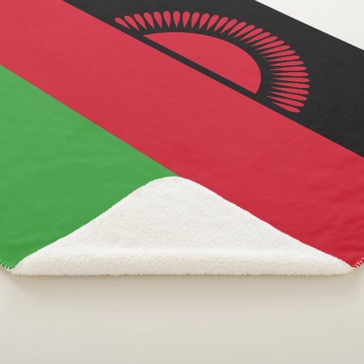 Malawi-Flagge Sherpadecke (3/4)