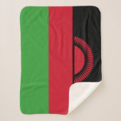 Malawi-Flagge Sherpadecke (Vorderseite)