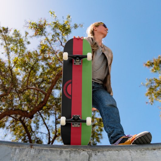 Malawi-Flagge Skateboard (Außenbereich 1)