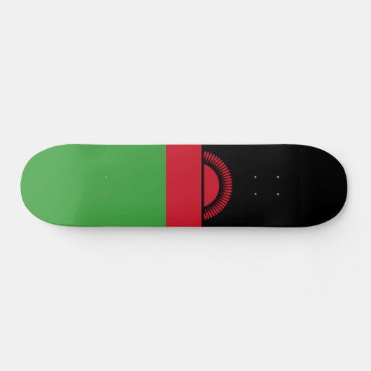 Malawi-Flagge Skateboard (Horizontal)