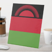 Malawi-Flagge Sockelschild (In Situ)