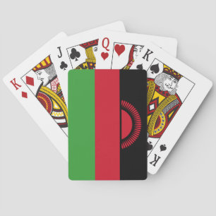 Malawi-Flagge Spielkarten