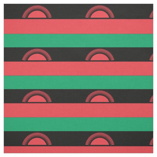 Malawi-Flagge Stoff (Muster)