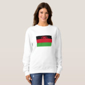 Malawi-Flagge Sweatshirt (Vorne ganz)