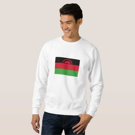 Malawi-Flagge Sweatshirt (Vorne ganz)