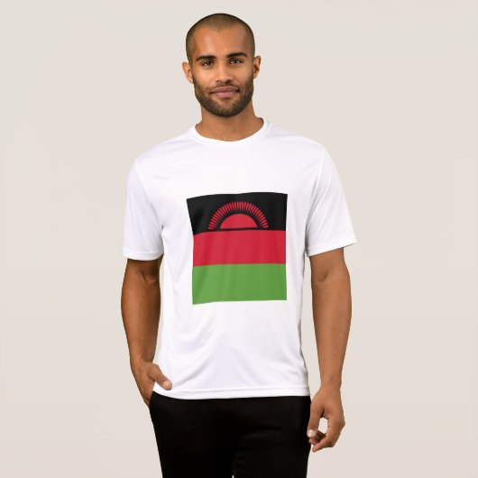Malawi-Flagge T-Shirt (Vorne ganz)