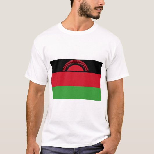 Malawi-Flagge T-Shirt (Vorderseite)