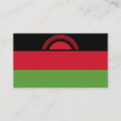 Malawi-Flagge Visitenkarte (Vorderseite)