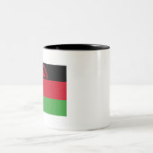 Malawi-Flagge Zweifarbige Tasse (Mittel)