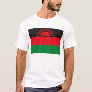 Malawi-Flaggen-T - Shirt