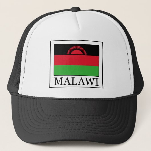 Malawi-Hut Truckerkappe (Vorderseite)
