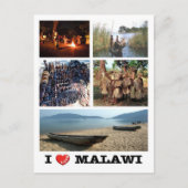 Malawi - I Love - Postkarte (Vorderseite)