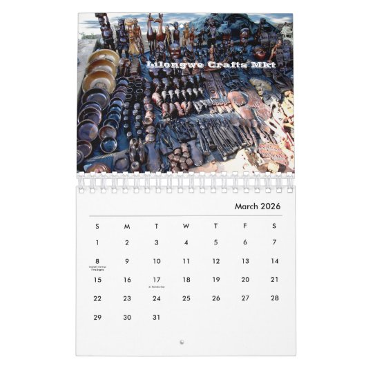 Malawi Kalender (Mär 2026)