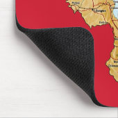 Malawi-Karte Mousepad (Ecke)