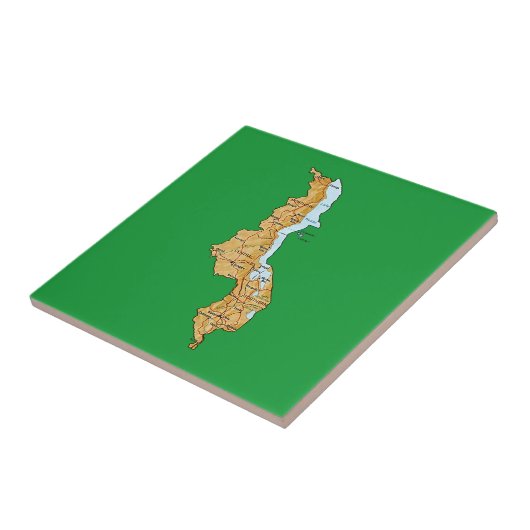 Malawi-Karten-Fliese Fliese (Seite)