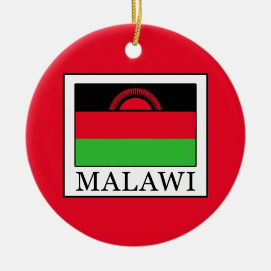 Malawi Keramik Ornament (Vorne)