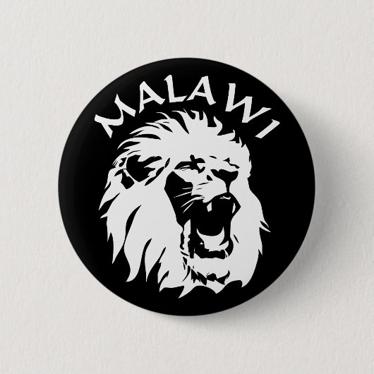 Malawi Lion Button (Vorderseite)