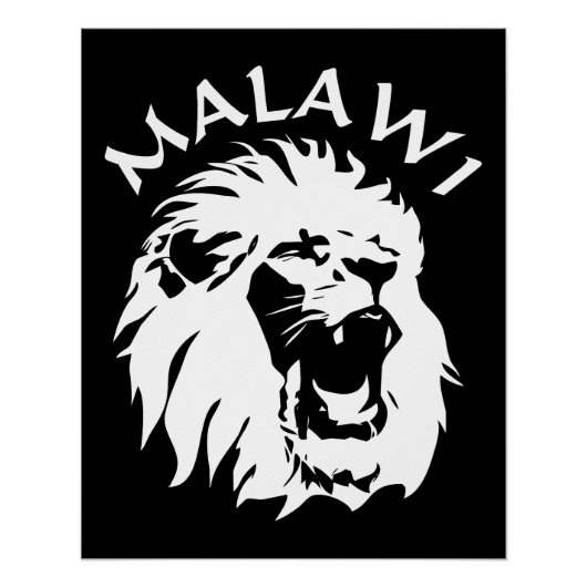 Malawi Lion Poster (Vorderseite)
