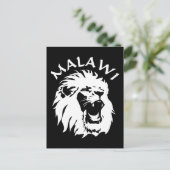Malawi Lion Postkarte (Stehend Vorderseite)